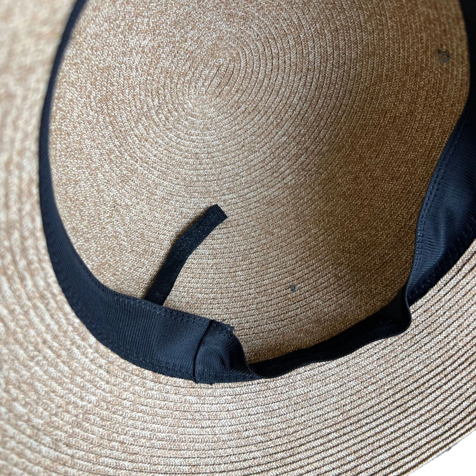 Paper Straw Bucket Hat with Ribbon Bow image 3