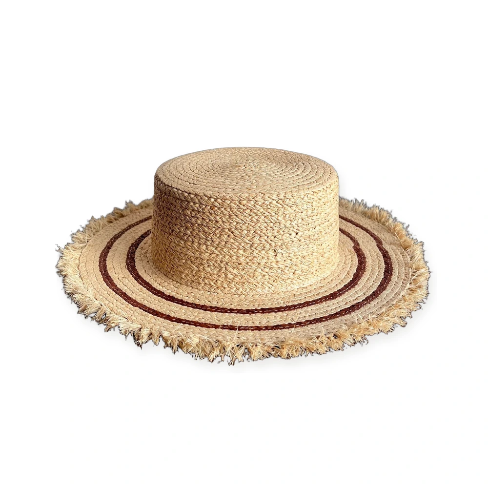 Natural Raffia Wide Brim Hat image 2