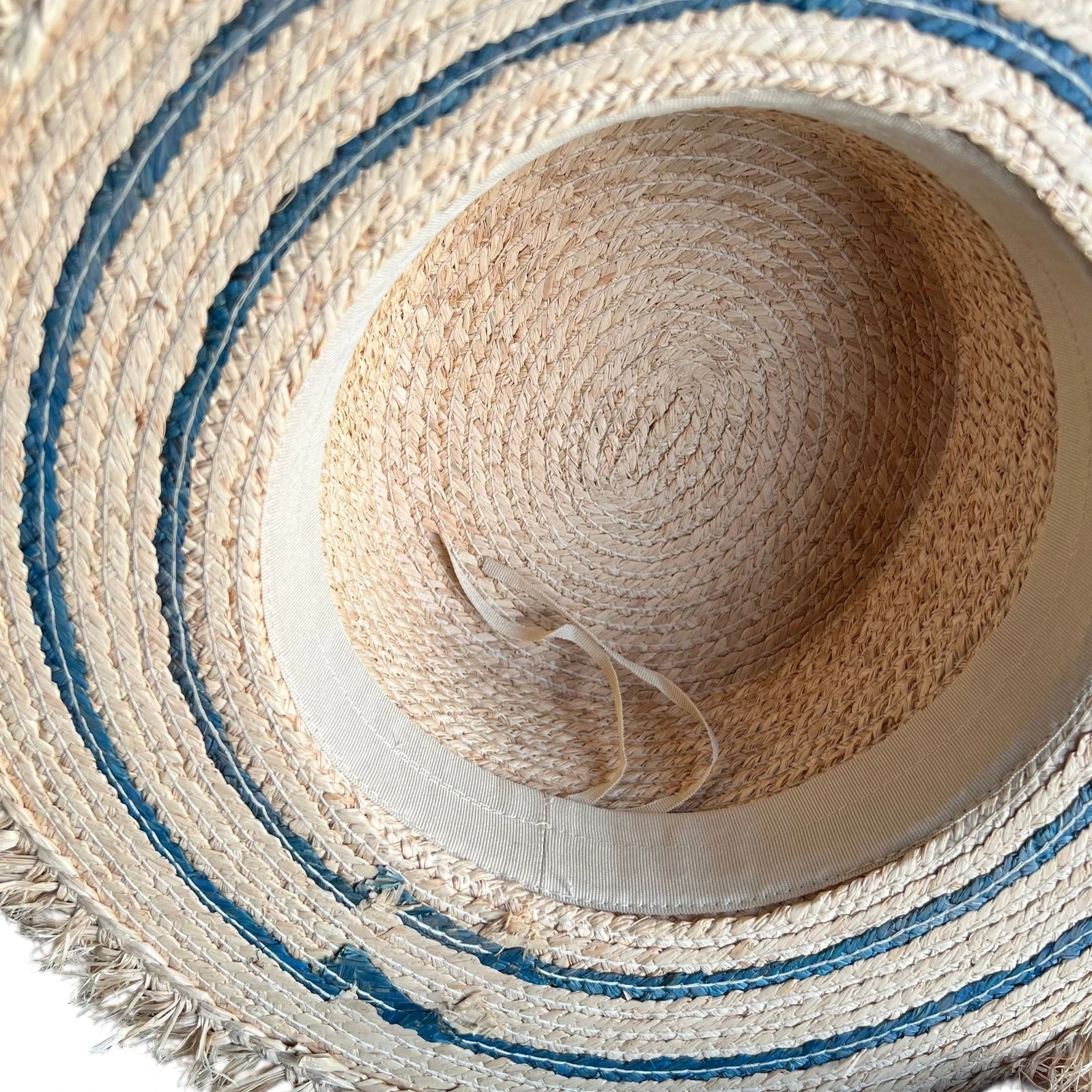 Natural Raffia Wide Brim Hat image 3