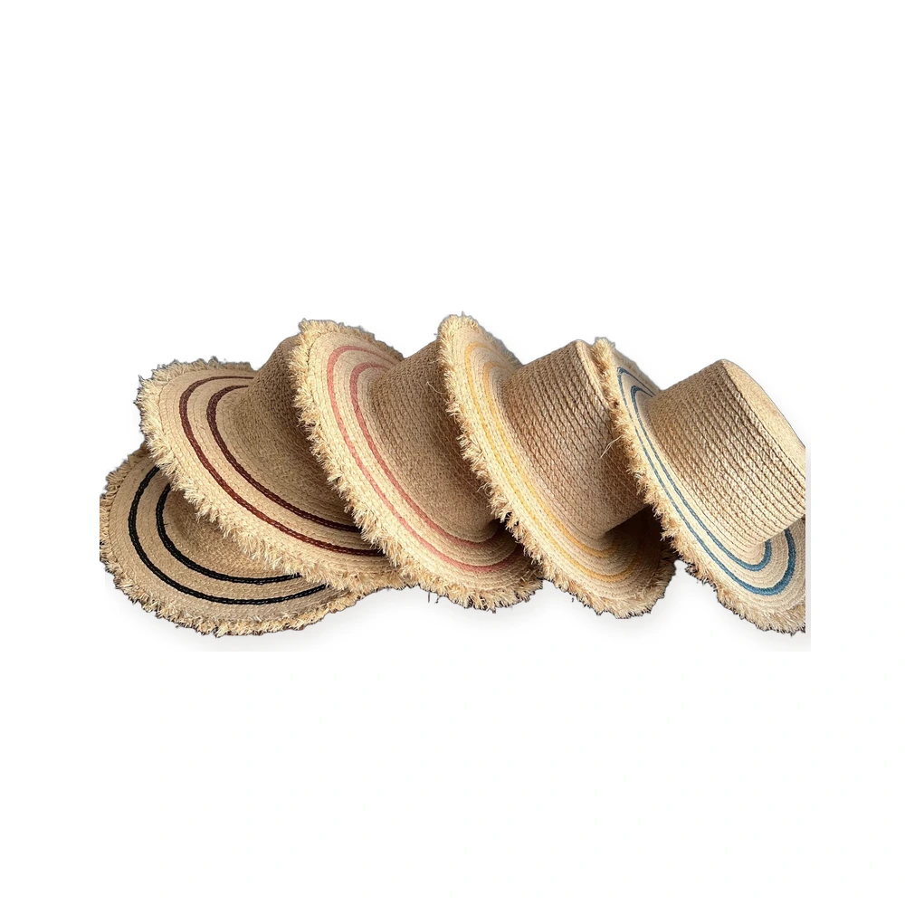 Natural Raffia Wide Brim Hat image 4