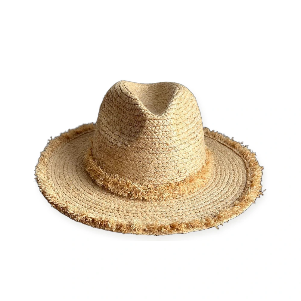 Natural Raffia Fedora Hat image 2