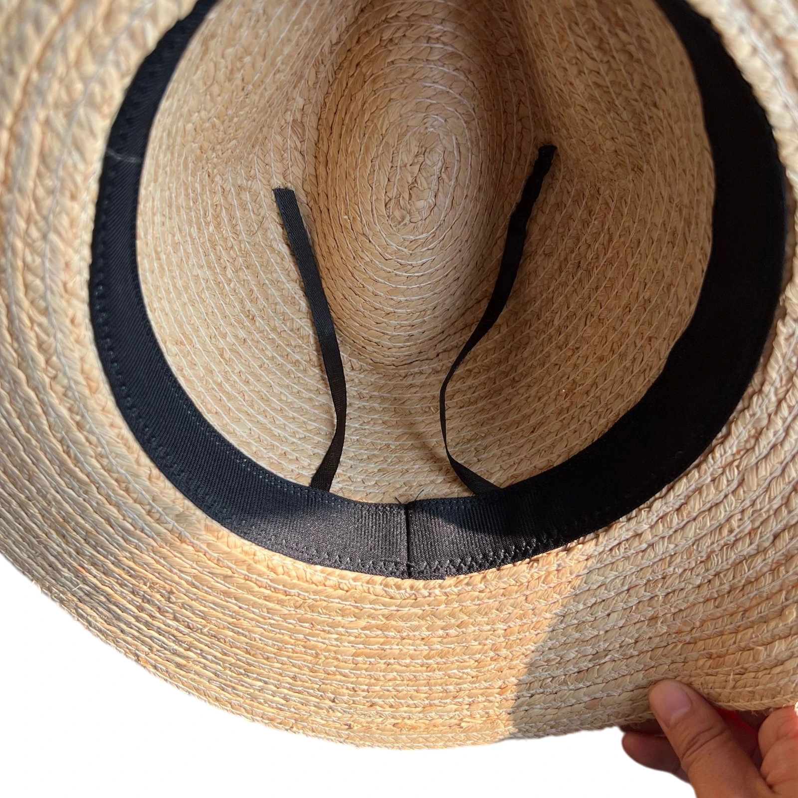Natural Raffia Fedora Hat image 3