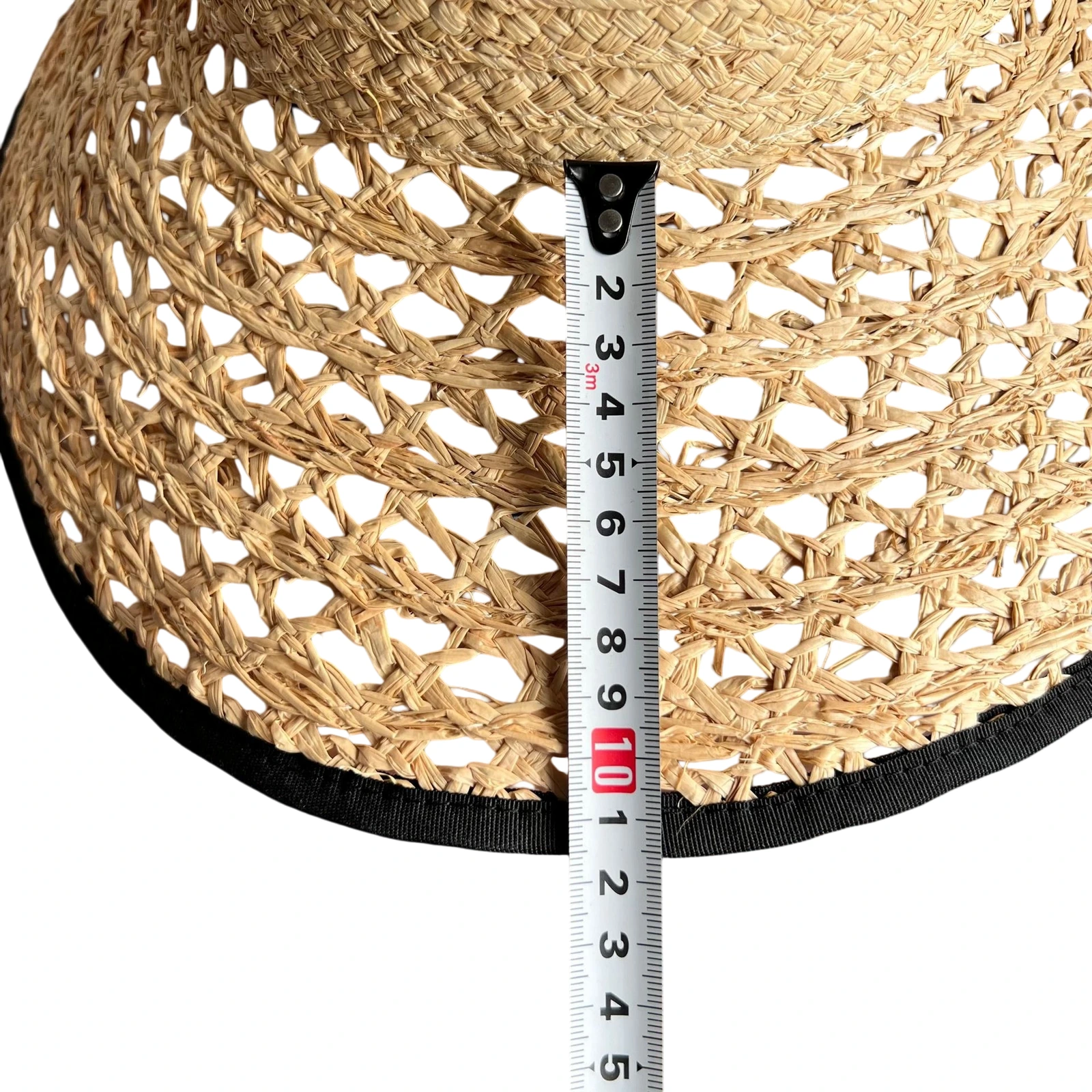 Natural Raffia Sun Hat with Ribbon image 3