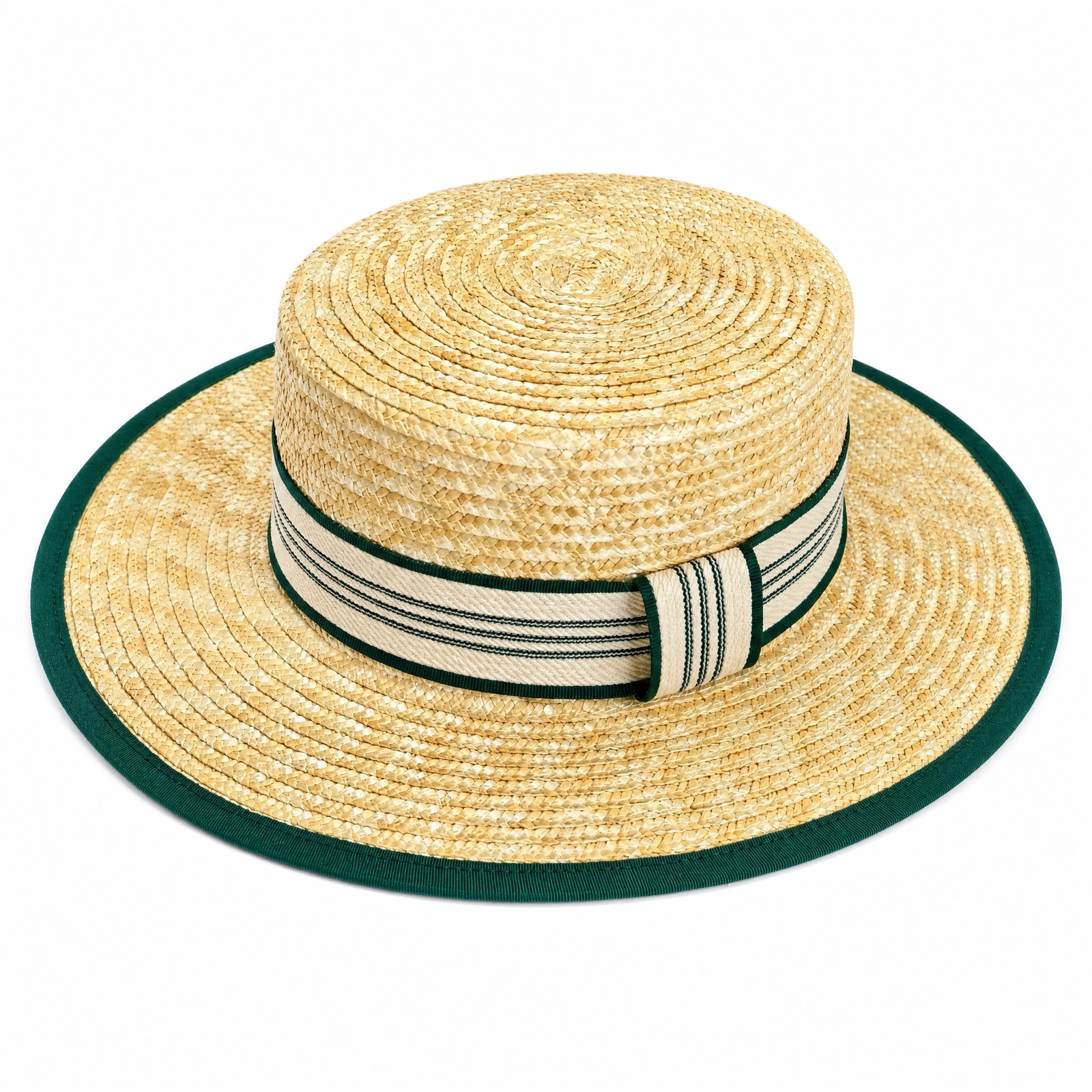 Straw Boater Hat