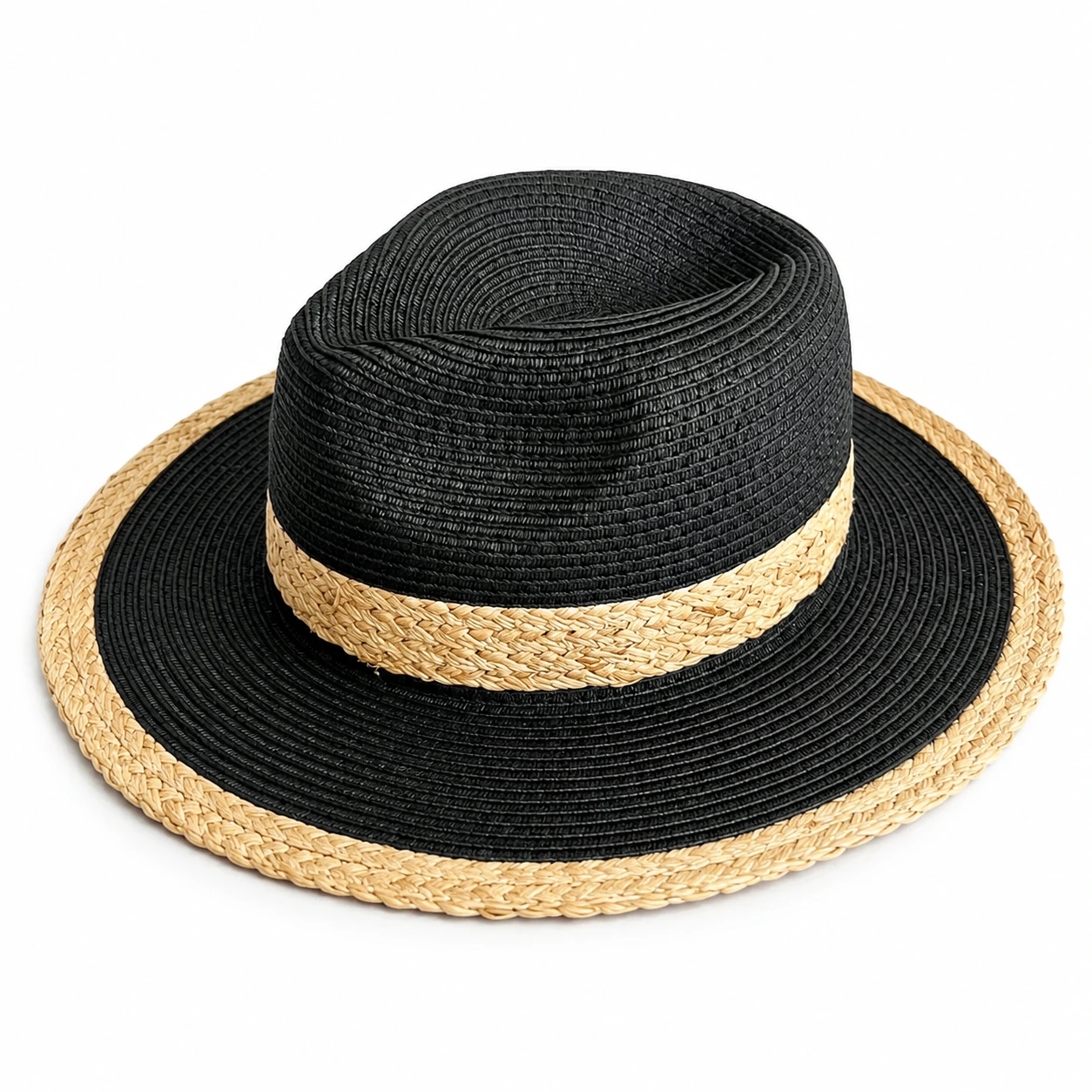 Men's Paper Straw Fedora Hat