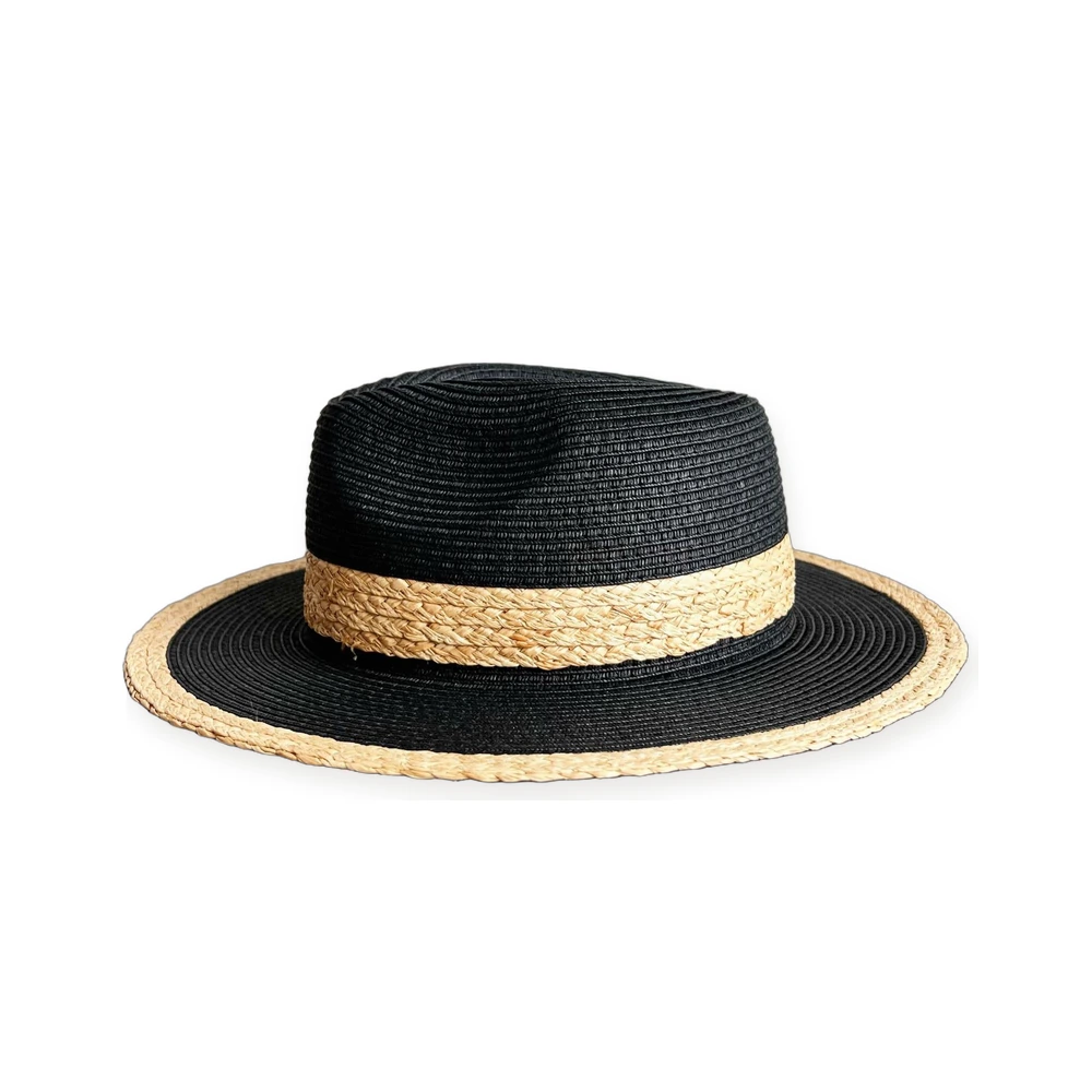 Men's Paper Straw Fedora Hat image 2