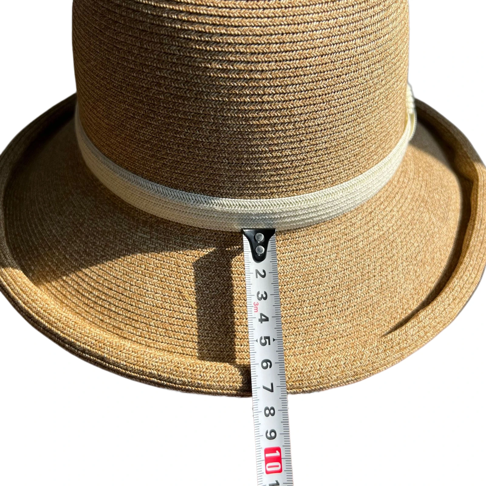 Paper Straw Bucket Hat with Ribbon Bow image 3