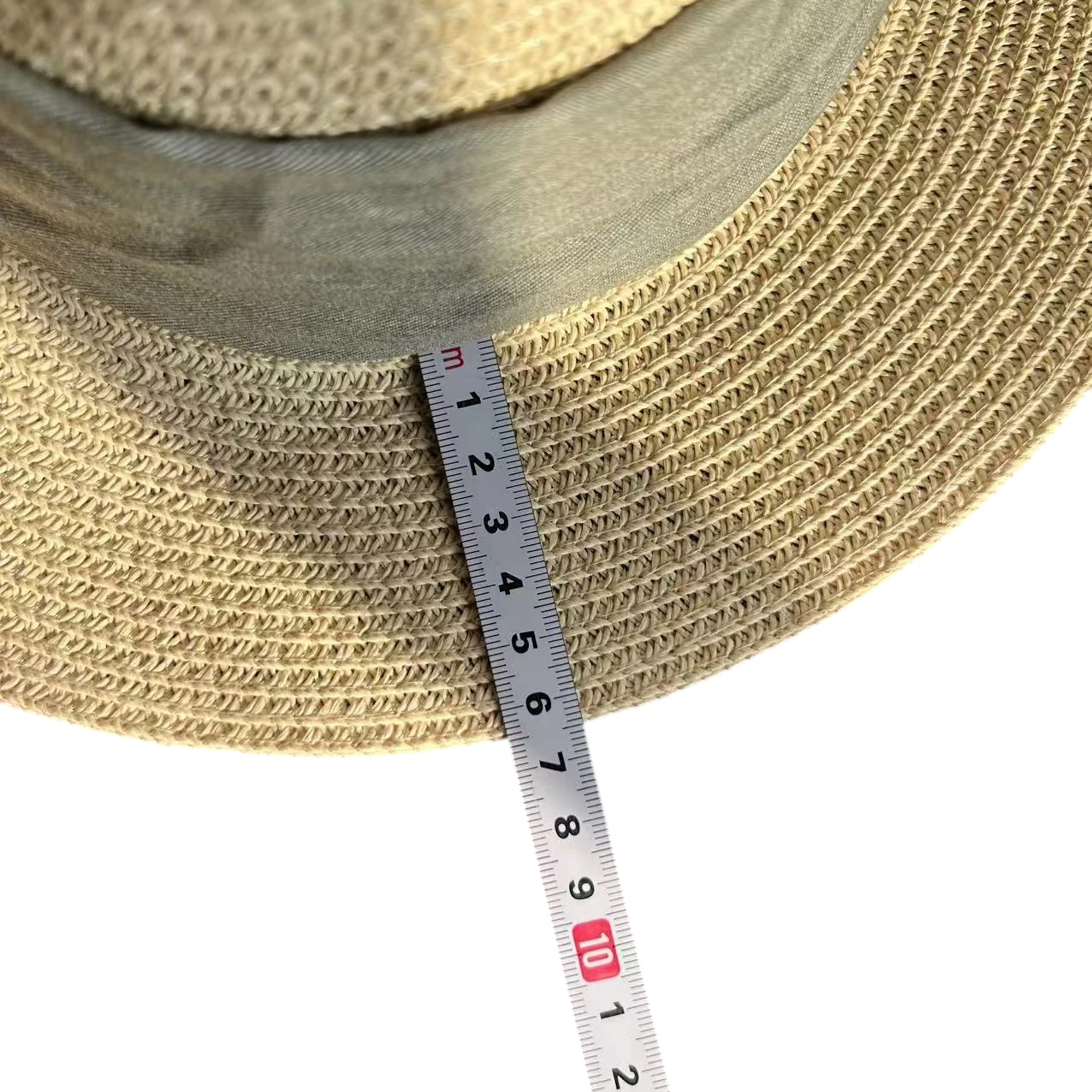 Paper Straw Fedora Hat with Ribbon Bow image 3