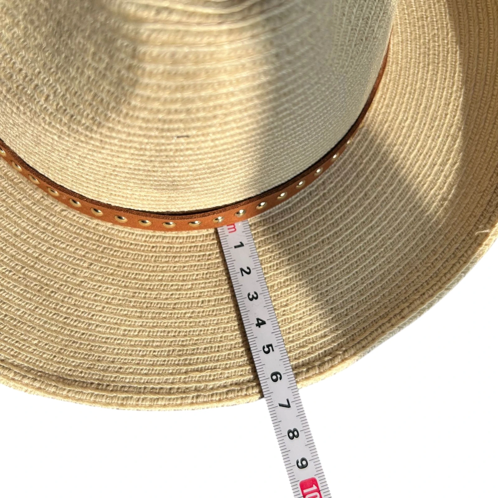 Women's Polyester Sun Hat with Leather Band image 3
