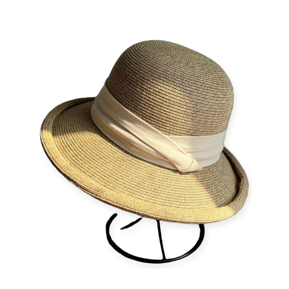 Women's Paper Straw Bucket Hat image 2