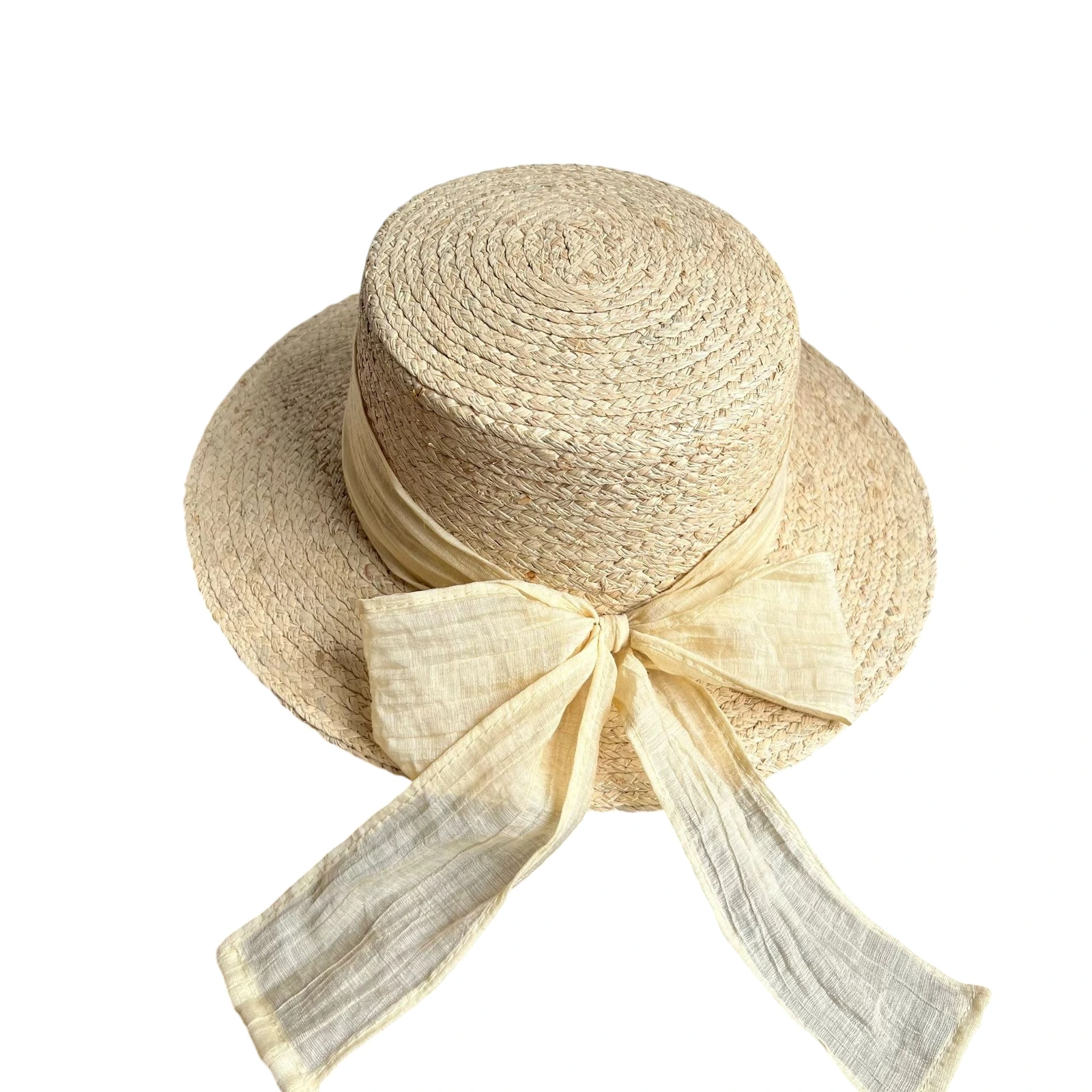 Natural Raffia Wide Brim Hat image 2
