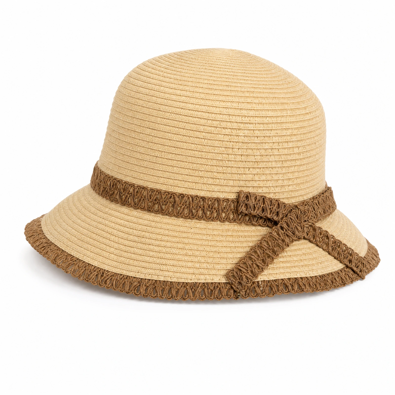 Kids' Paper Straw Bucket Hat