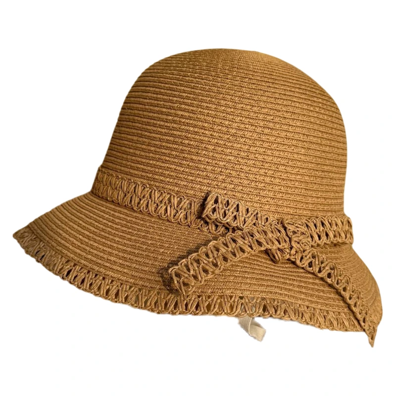 Kids' Paper Straw Bucket Hat image 2