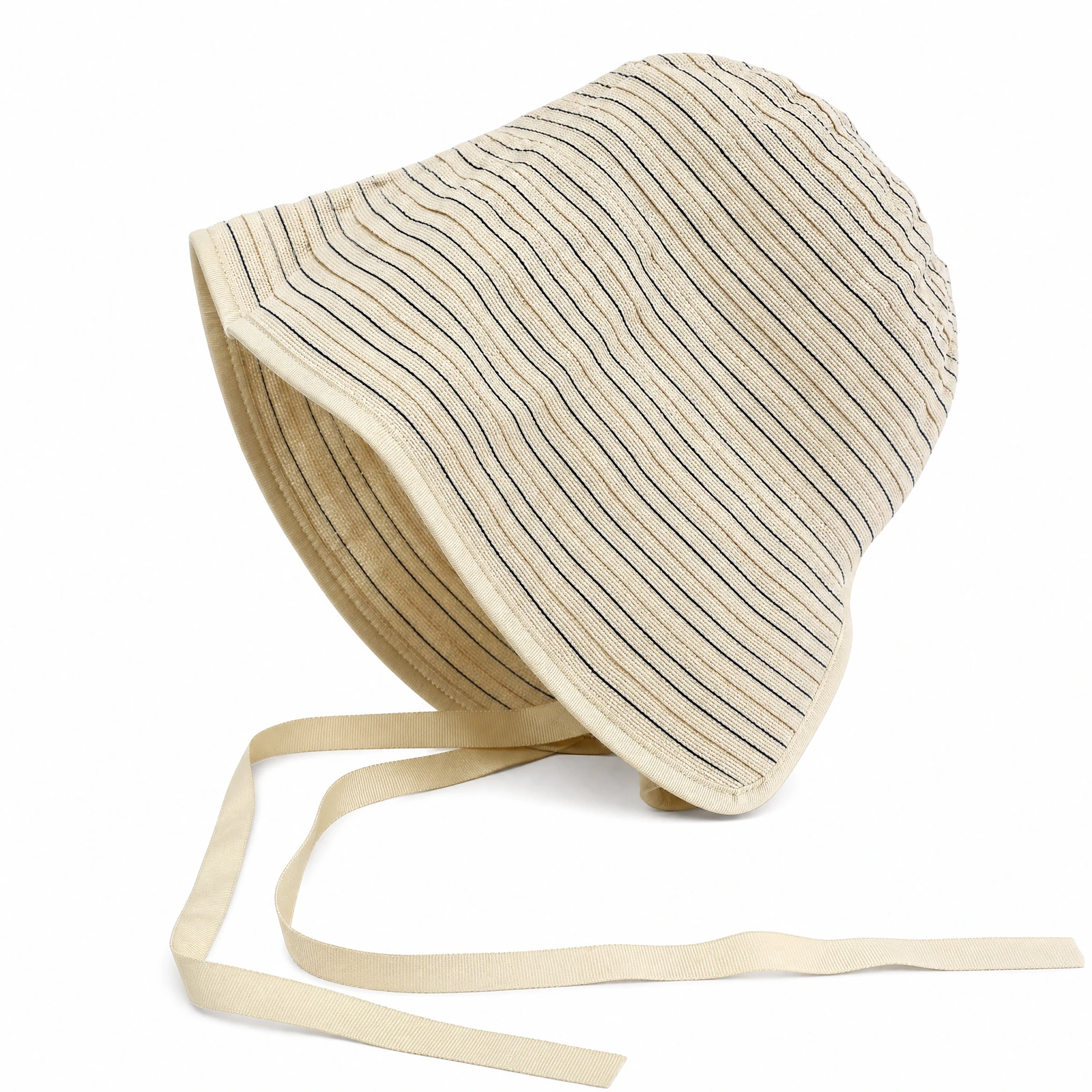 Polyester Cloche Hat with Ribbon