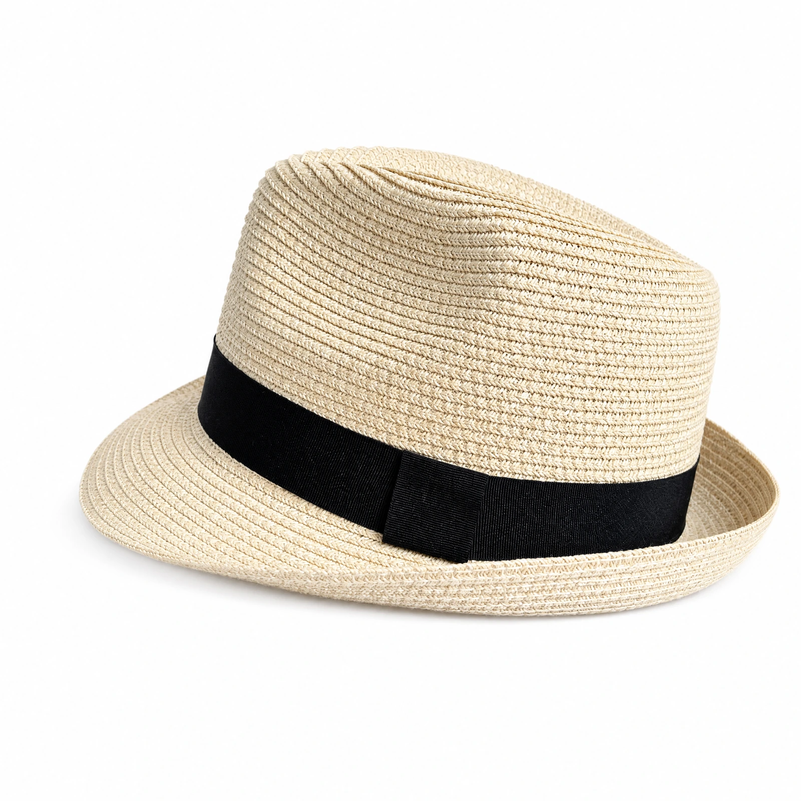 Paper Straw Fedora Hat