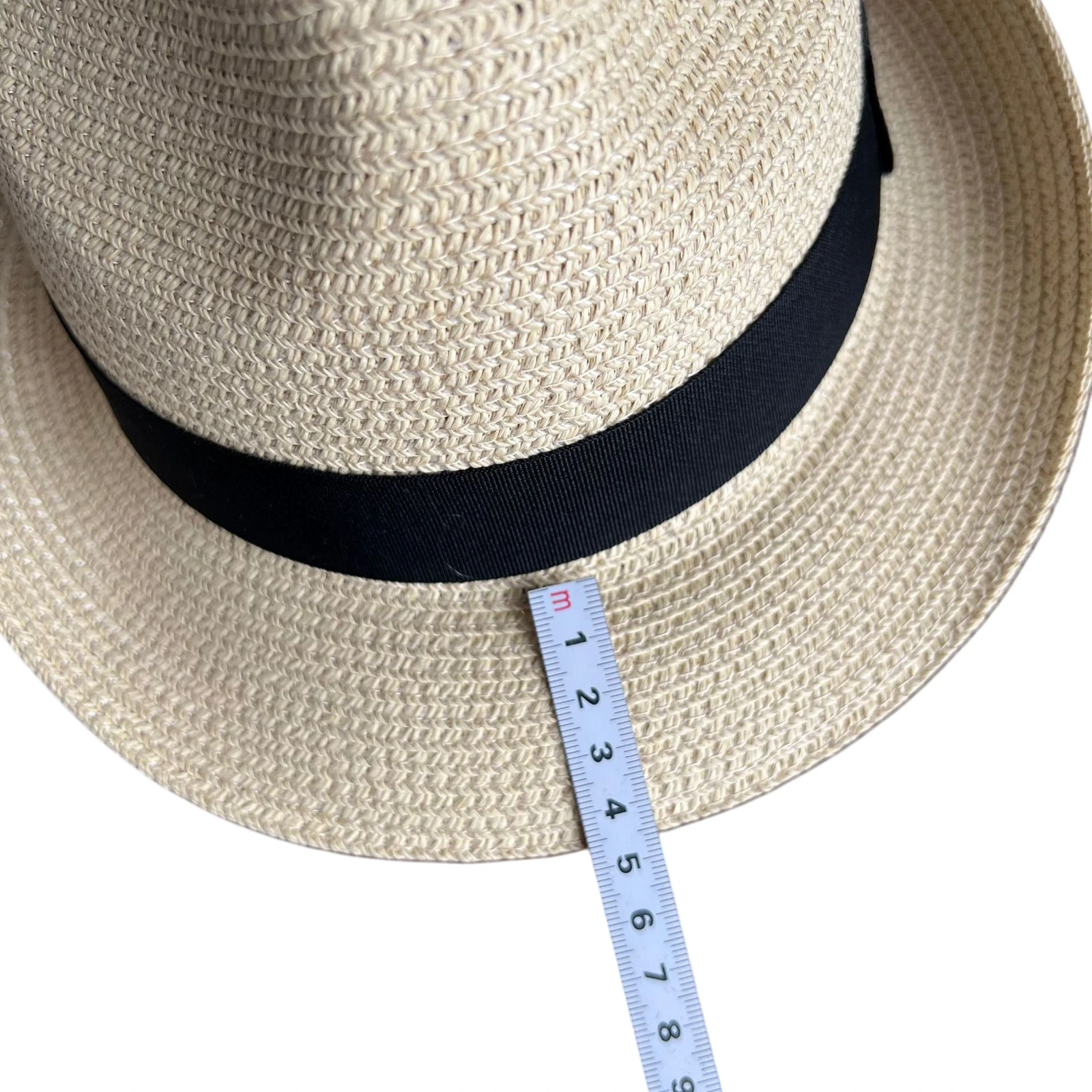 Paper Straw Fedora Hat image 3