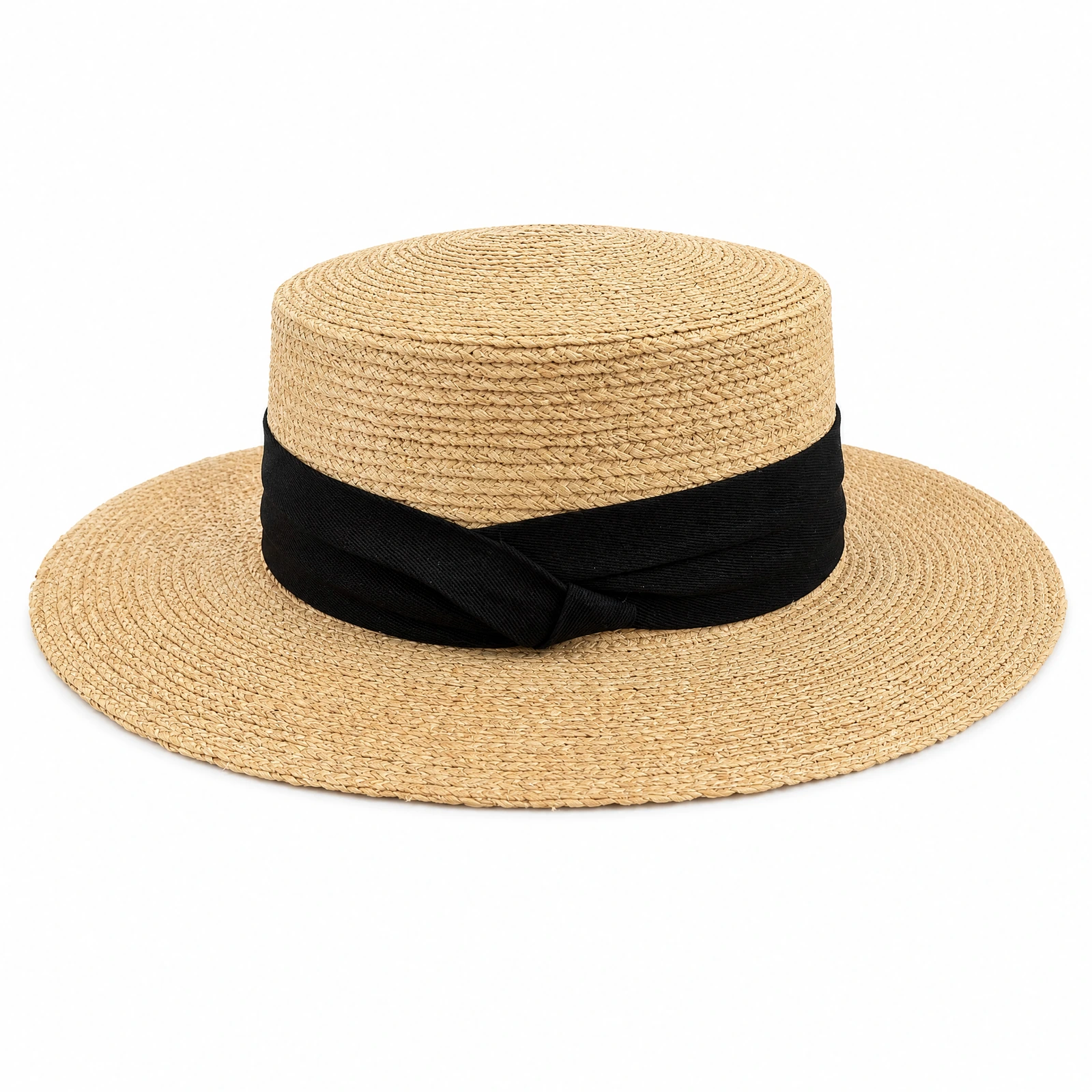 Natural Raffia Wide Brim Hat
