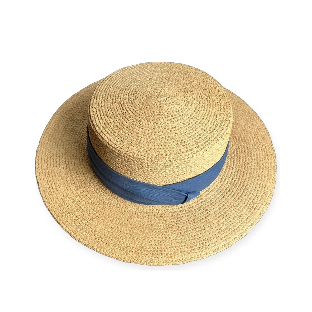 Natural Raffia Wide Brim Hat image 3