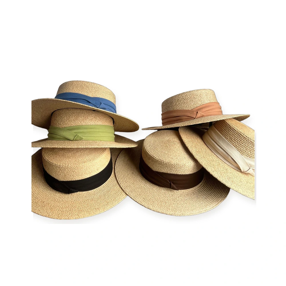 Natural Raffia Wide Brim Hat image 4