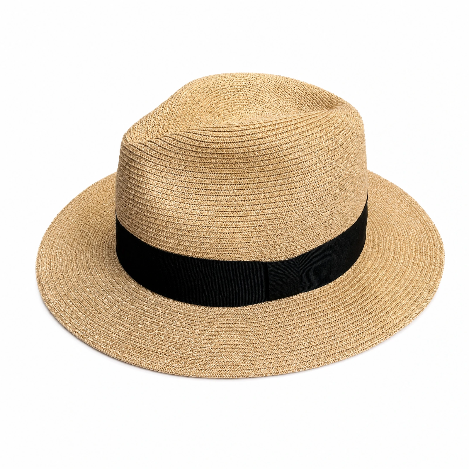 Unisex Paper Straw Fedora Hat