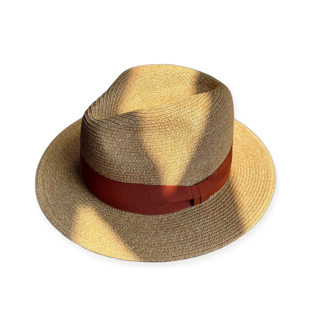 Unisex Paper Straw Fedora Hat image 2