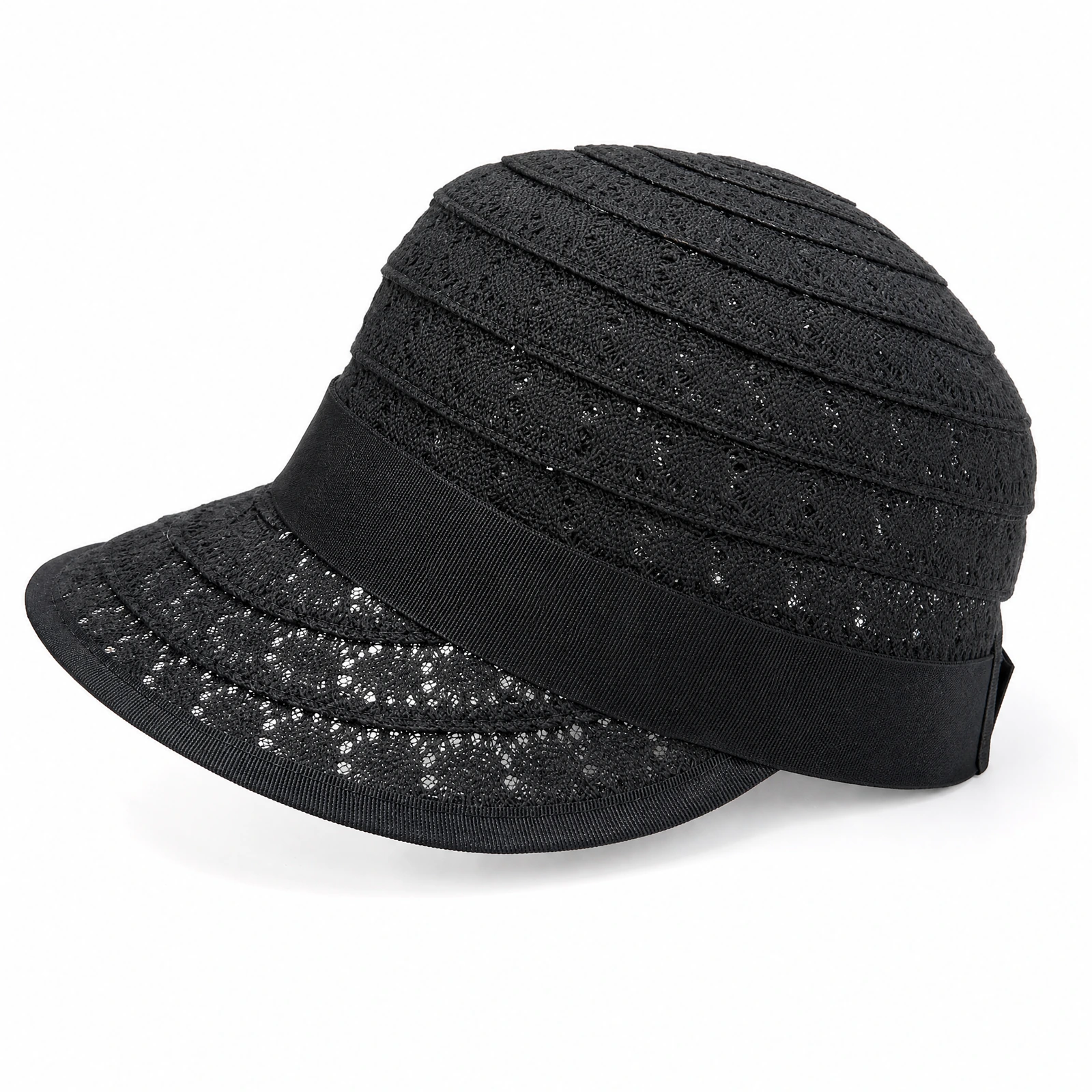 Cotton Sun Hat with Ribbon