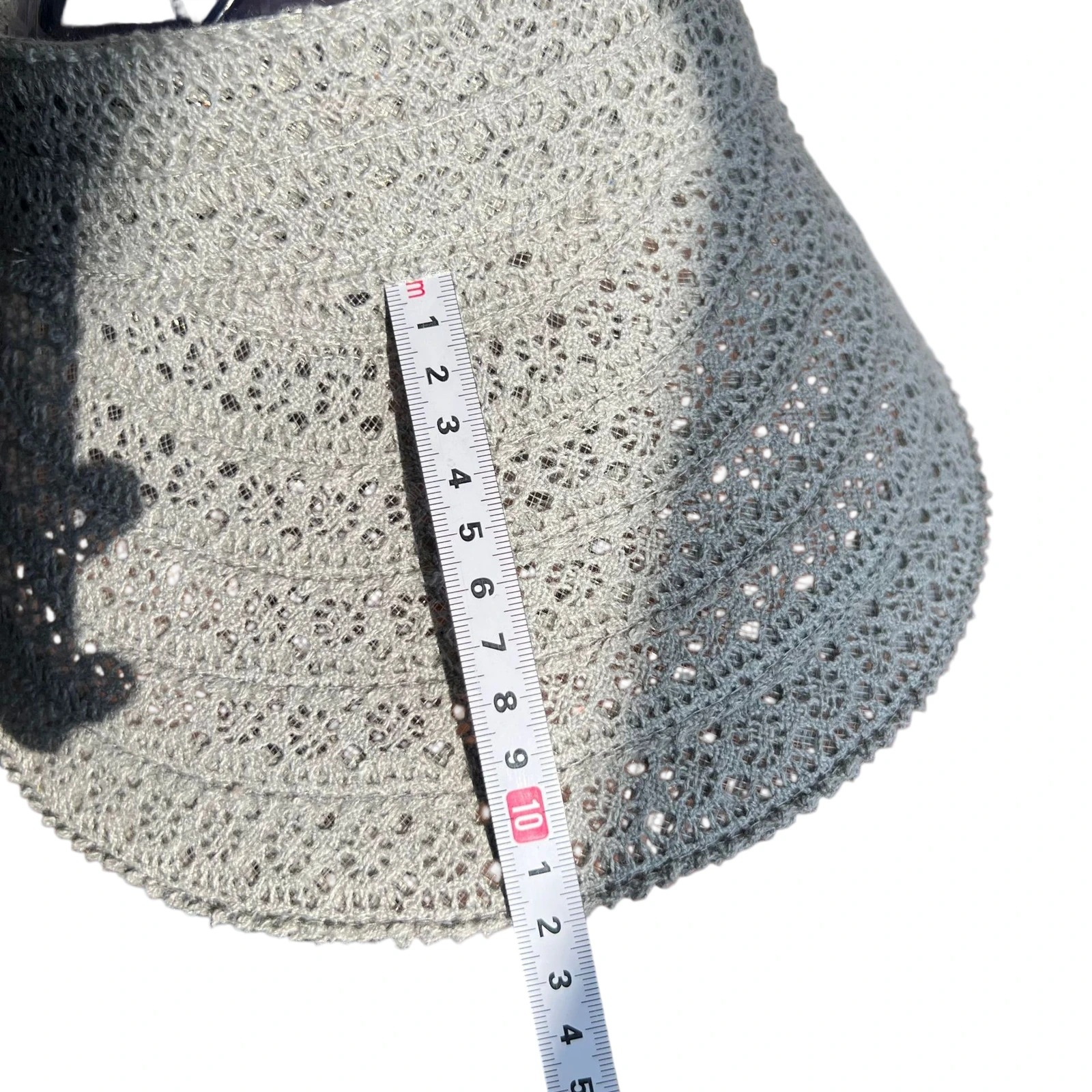 Cotton Visor Hat with Ribbon image 3