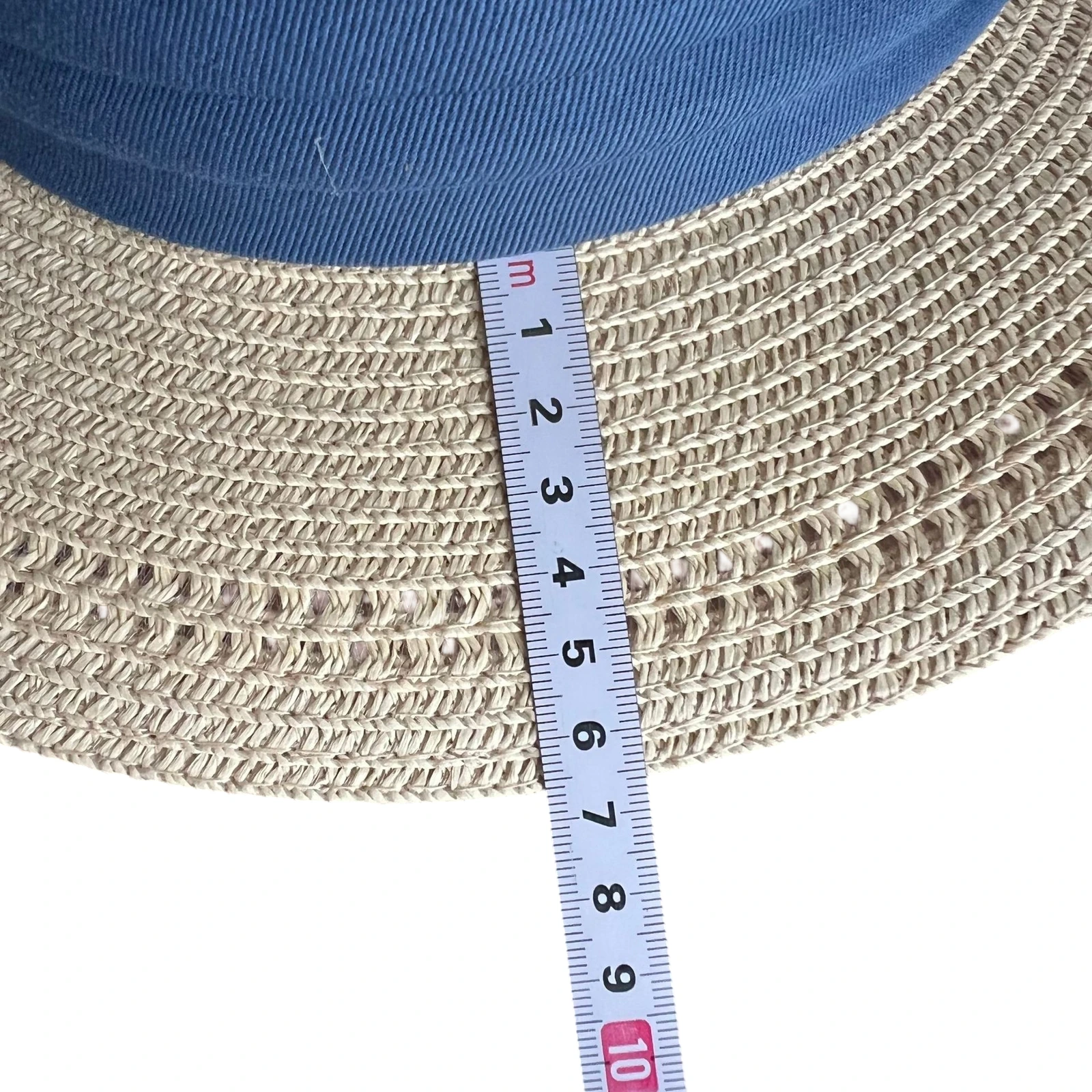 Paper Straw Boater Hat with Metal Buckle image 3