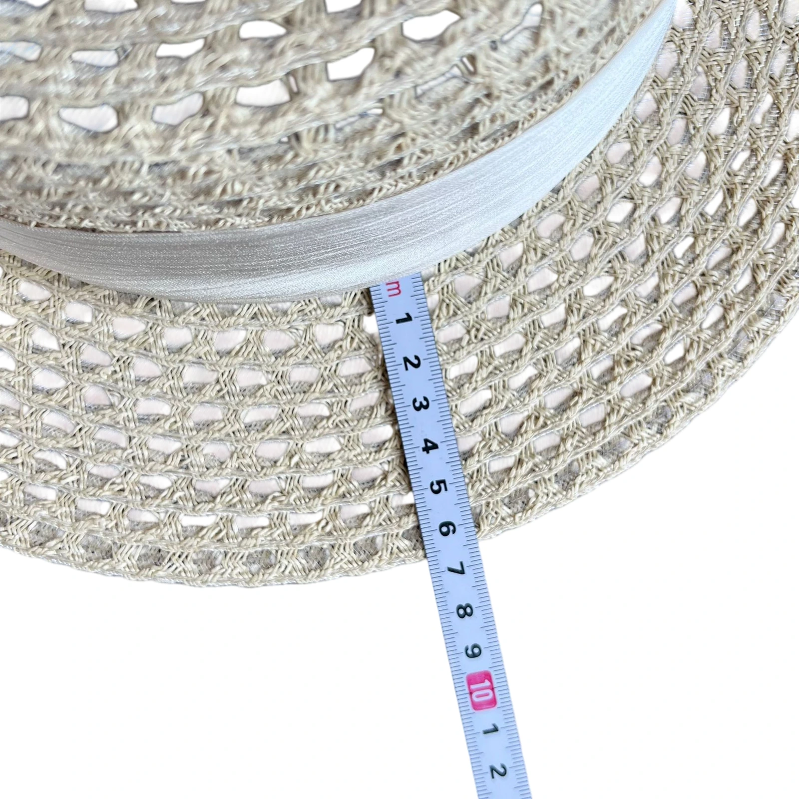 Paper Straw Wide Brim Hat with Ribbon Bow image 3
