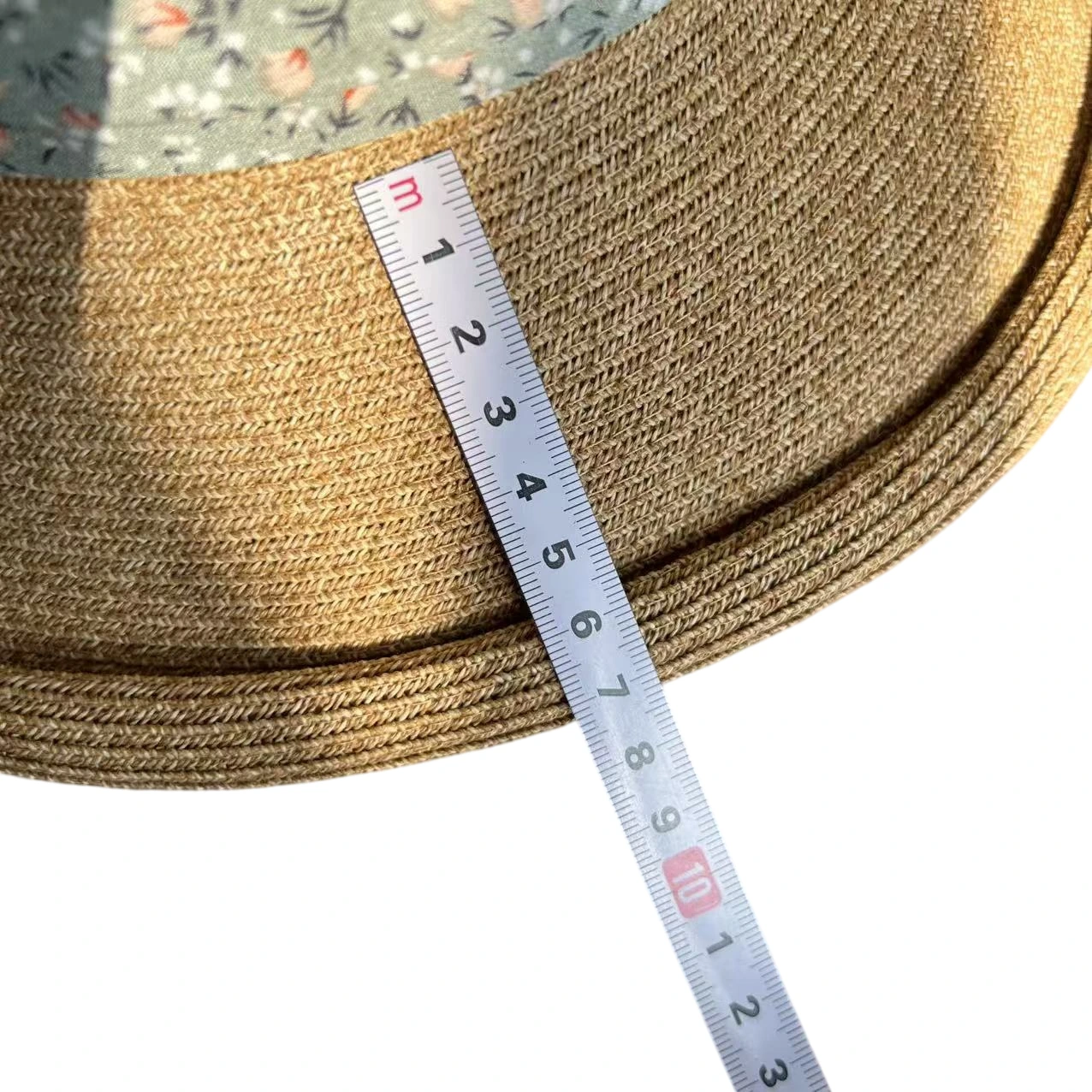 Paper Straw Bucket Hat with Ribbon Bow image 3