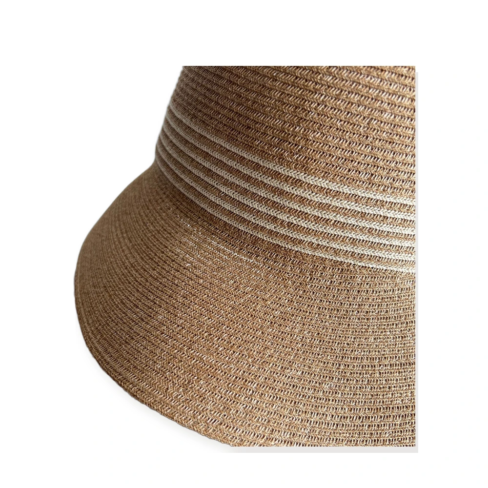 Women's Paper Straw Bucket Hat image 3