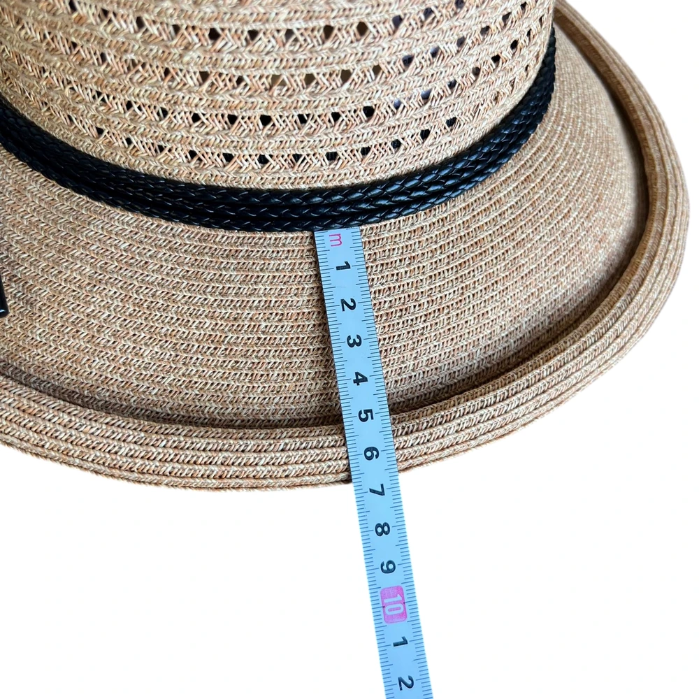 Women's Straw Bucket Hat With Ribbon Bow image 3