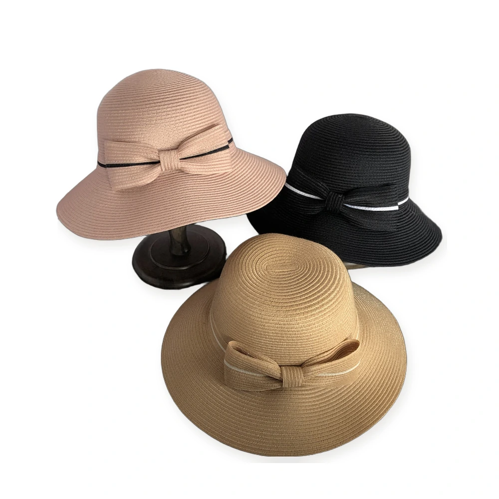 Polyester Bucket Hat with Ribbon Bow image 4