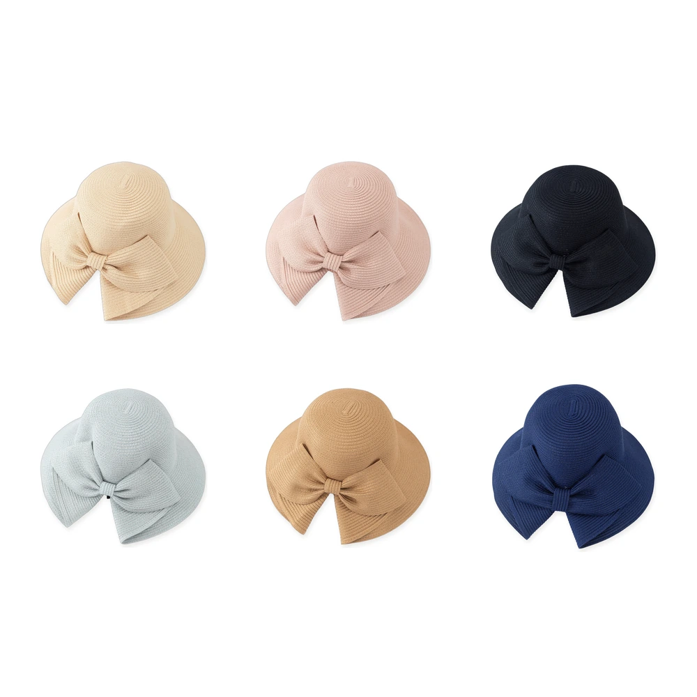 Polyester Bucket Hat with Ribbon Bow image 4