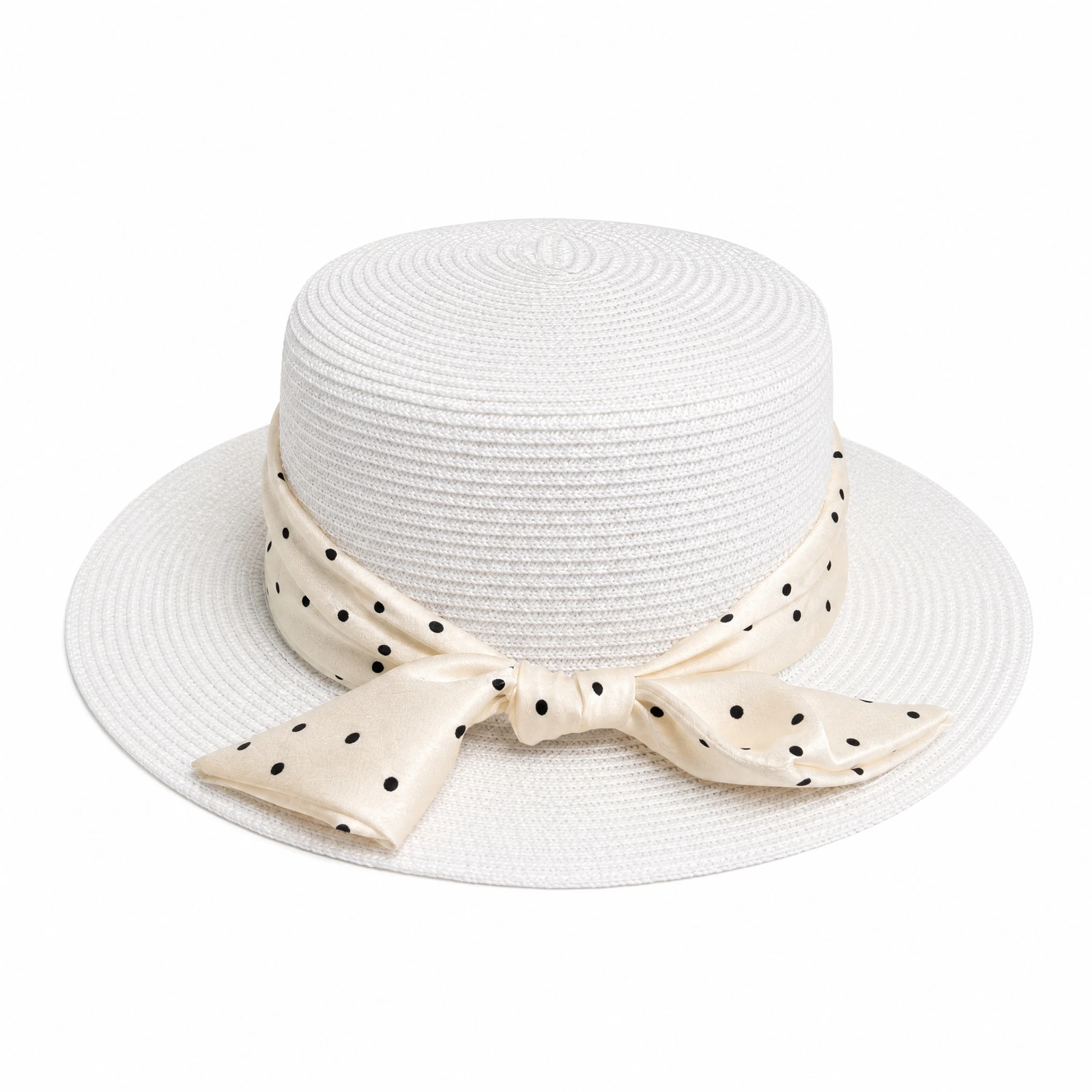 Paper Straw Boater Hat