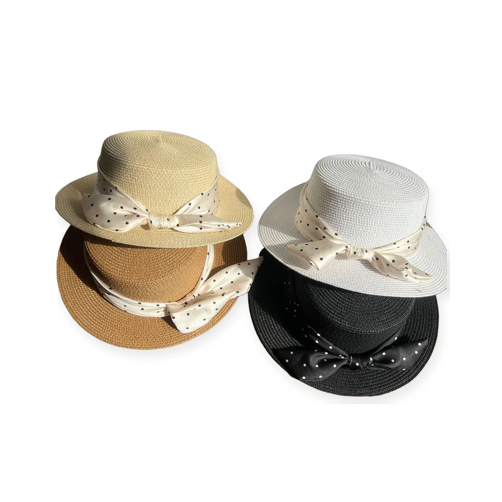 Paper Straw Boater Hat image 4