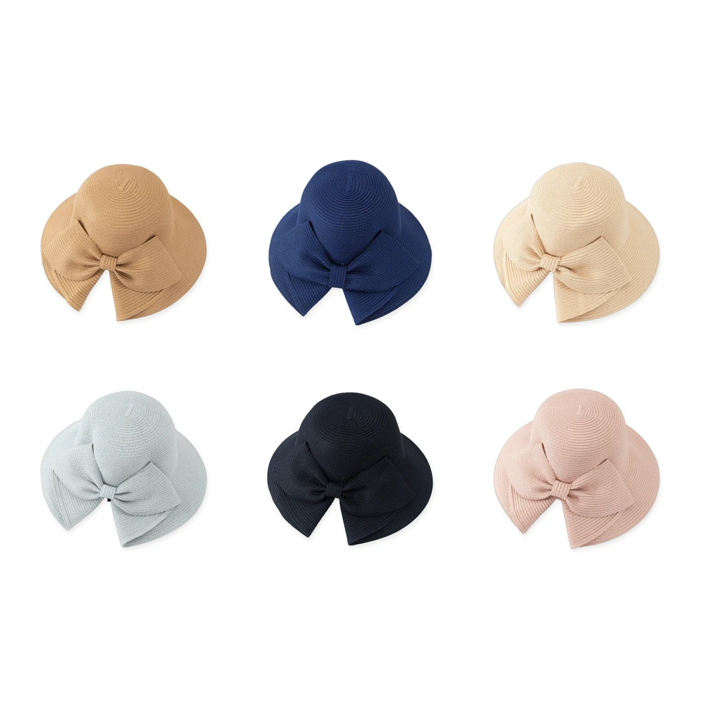 Polyester Bucket Hat with Ribbon Bow image 4