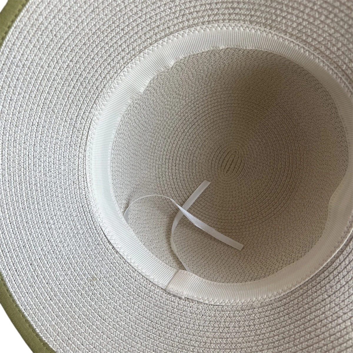 Paper Straw Bucket Hat with Ribbon image 3