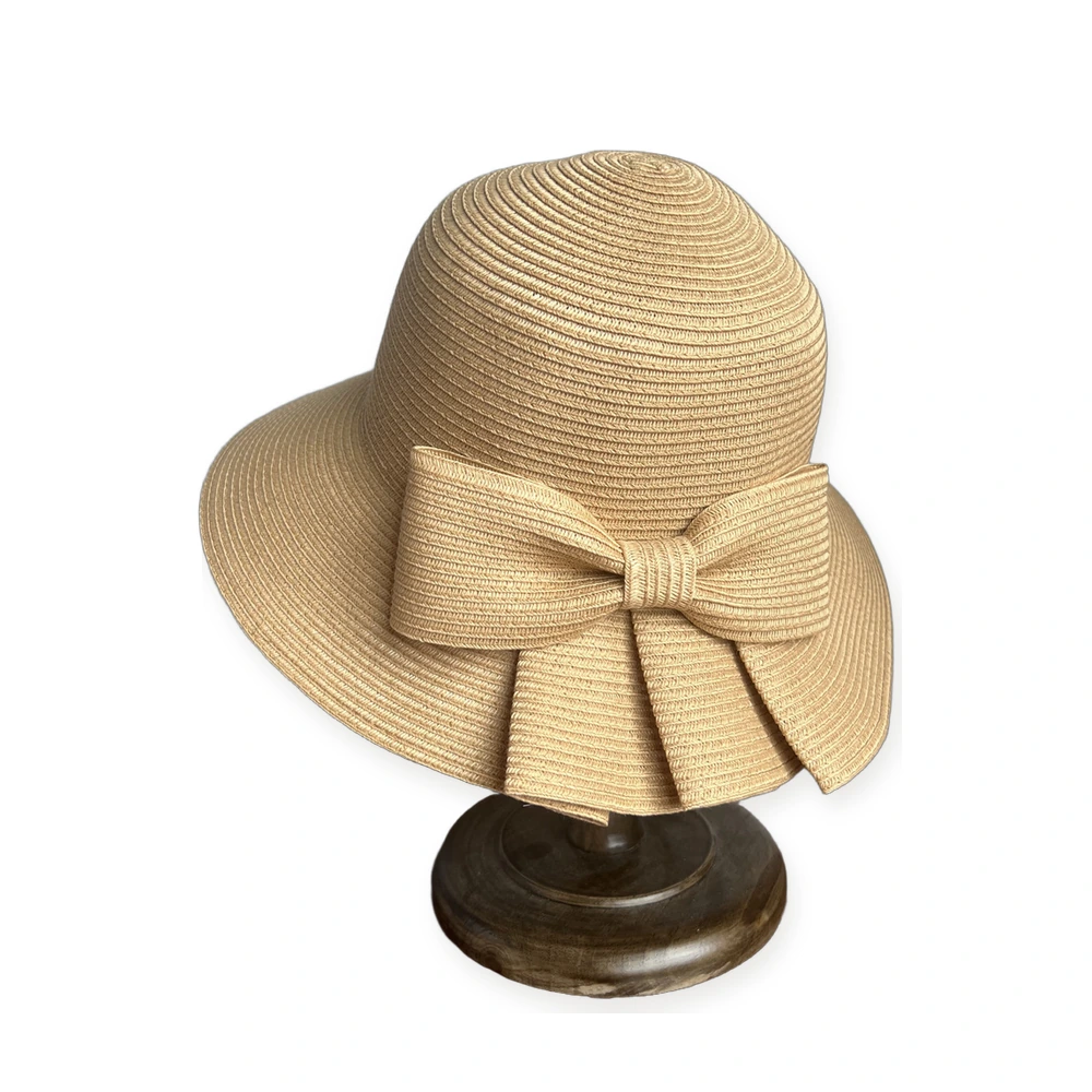 Polyester Bucket Hat with Ribbon Bow image 2