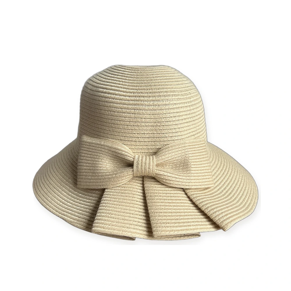 Polyester Bucket Hat with Ribbon Bow image 3
