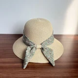 Beige Hat with Green Bow color reference