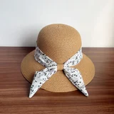 Camel Hat with White Bow color reference