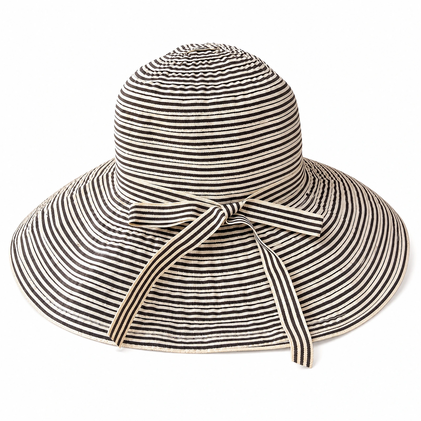 Polyester Bucket Hat with Ribbon