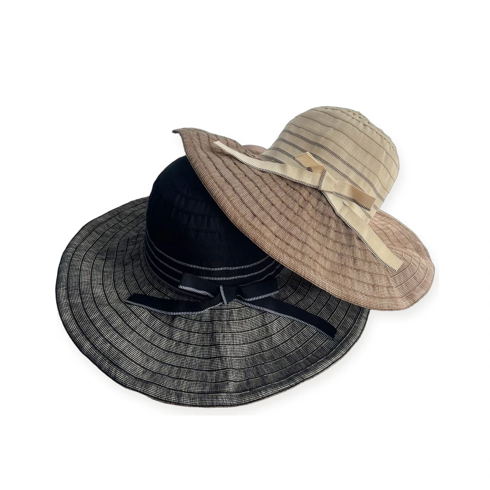 Polyester Sun Hat with Ribbon image 4