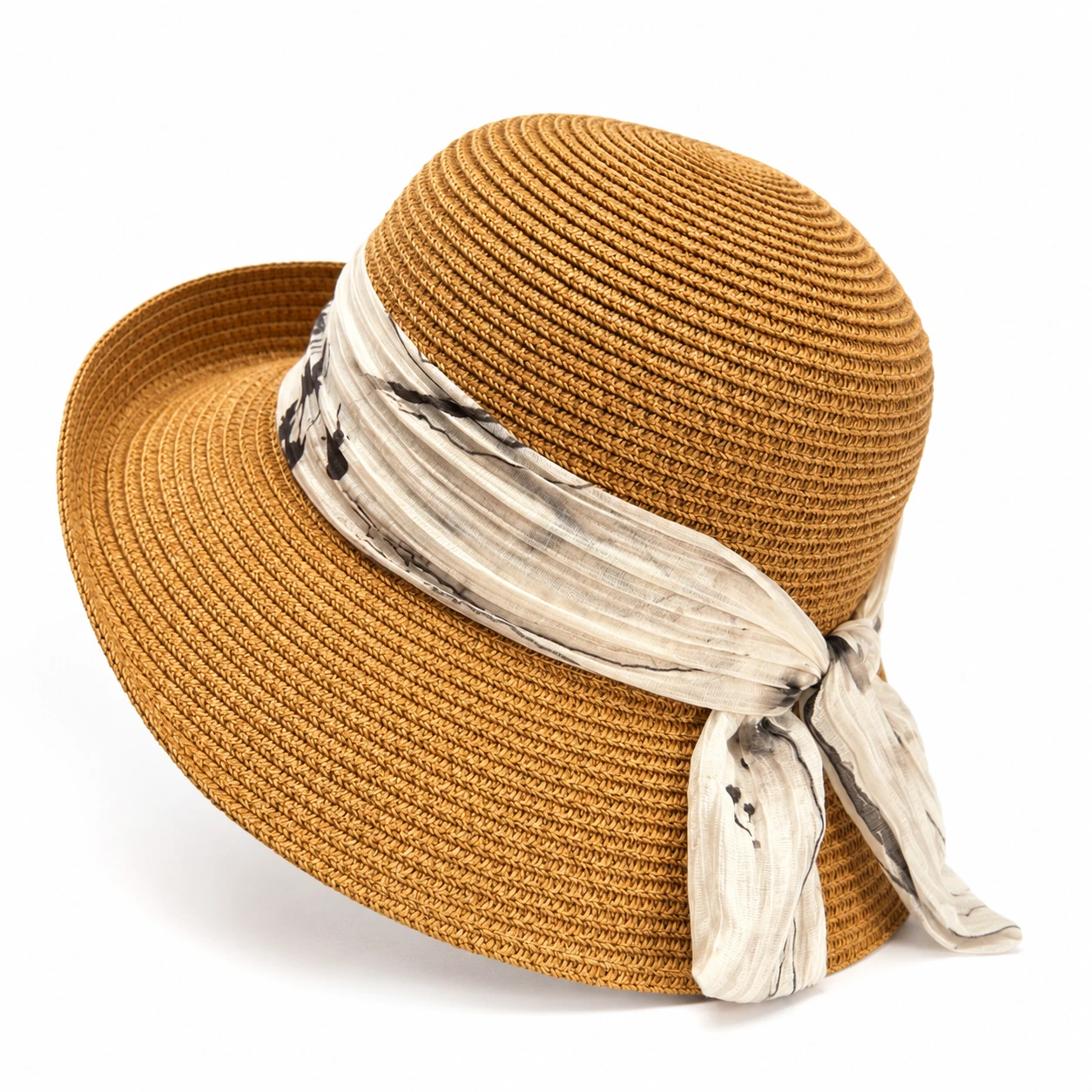 Women's Paper Straw Bucket Hat
