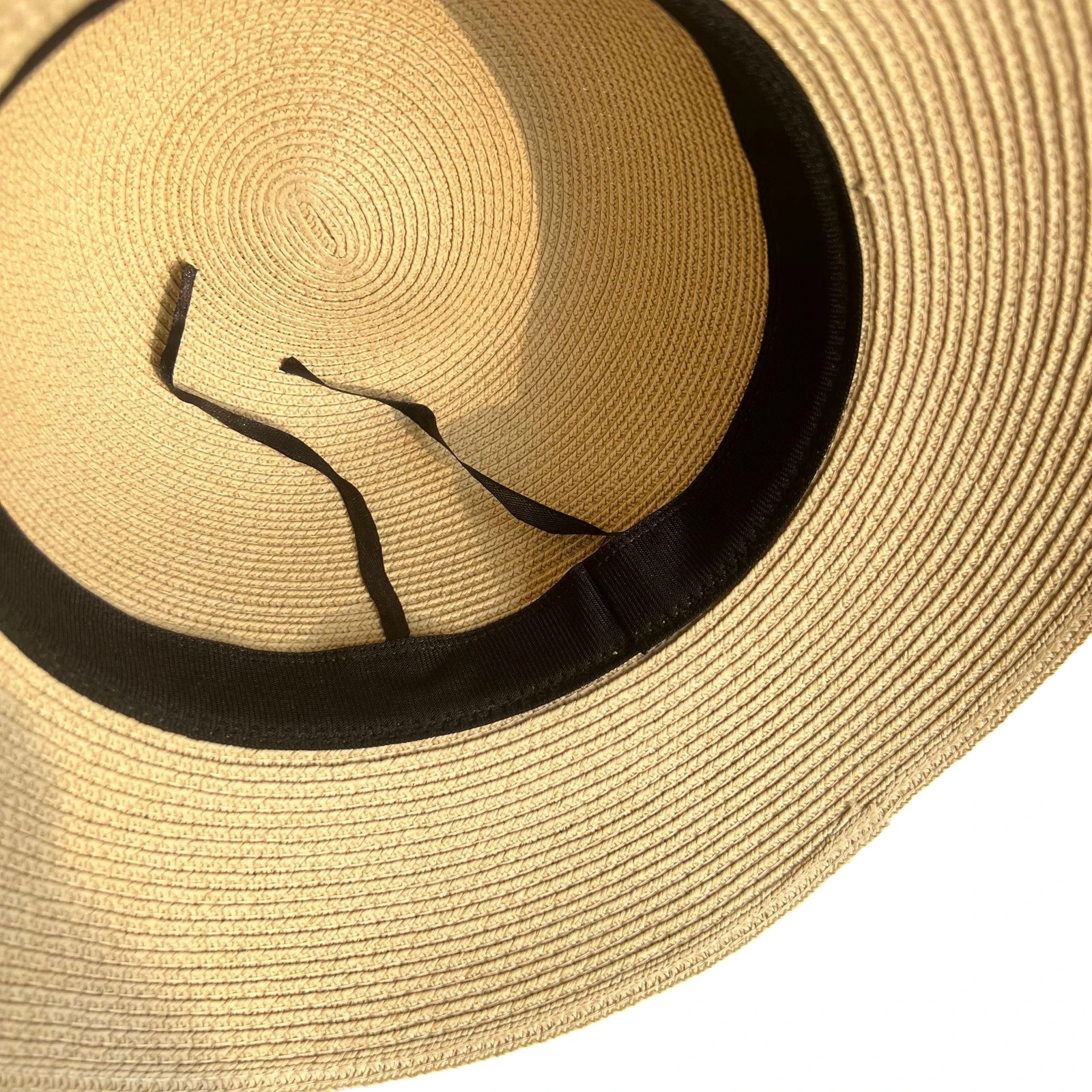 Women's Paper Straw Bucket Hat image 3