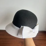 Black Crown with White Brim color reference