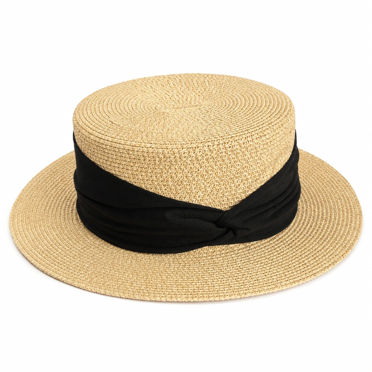 Paper Straw Boater Hat