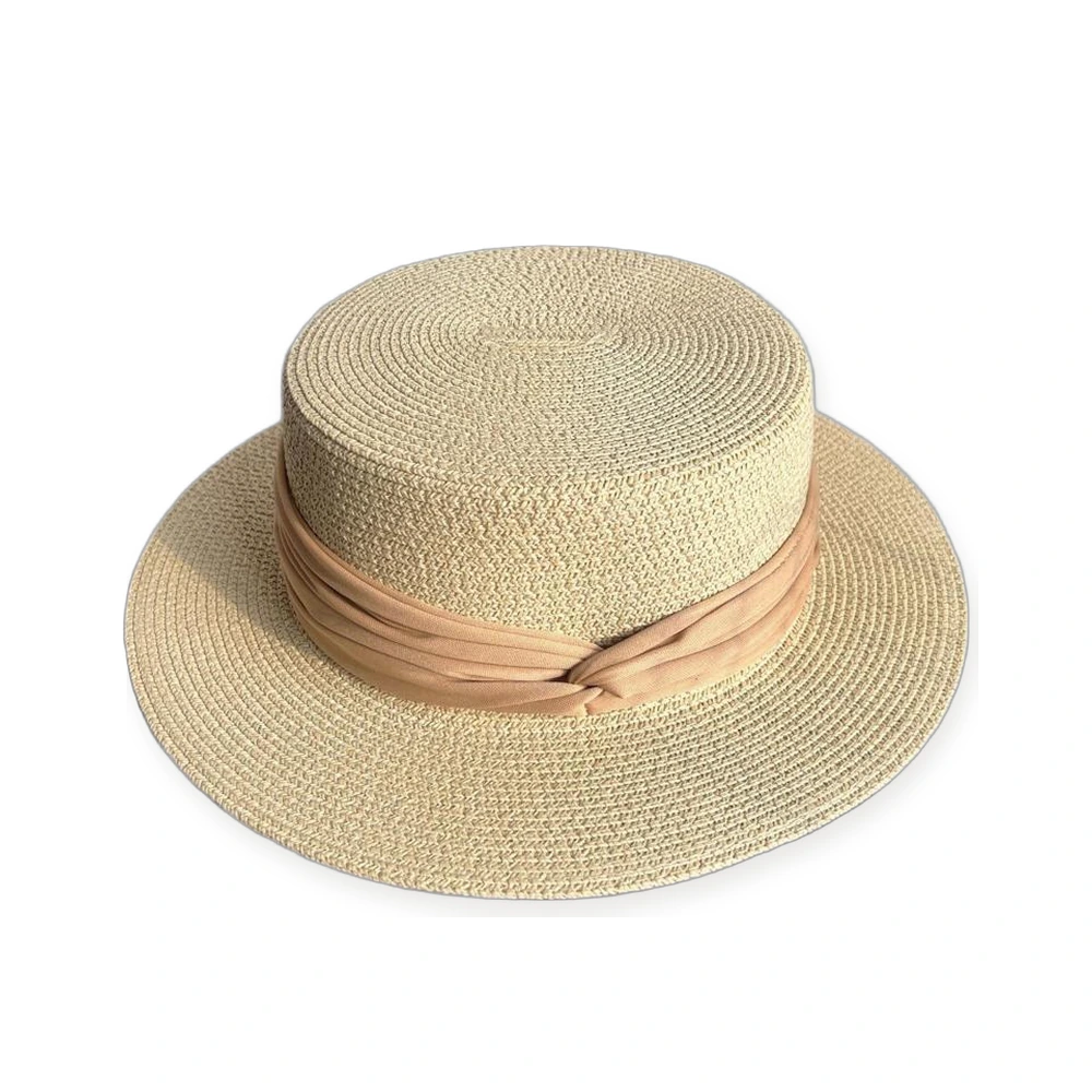 Paper Straw Boater Hat image 2