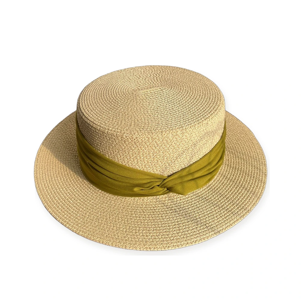 Paper Straw Boater Hat image 3
